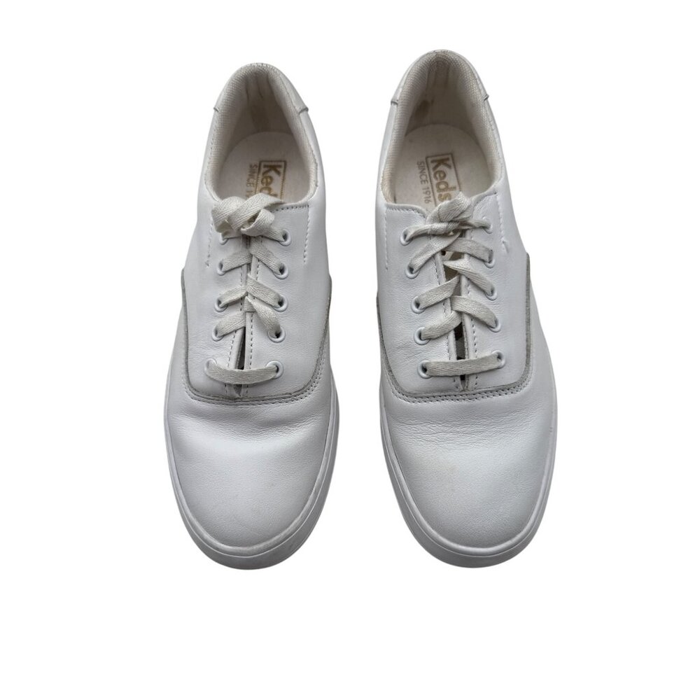 Keds Size 6.5 Fashion Sneakers Synthetic Leather Lace Up sneakers,
